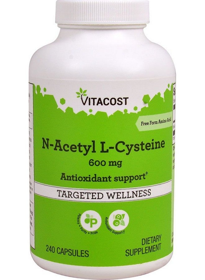 Vitacost N-Acetyl Cysteine (NAC) - 600 mg - 240 Capsules