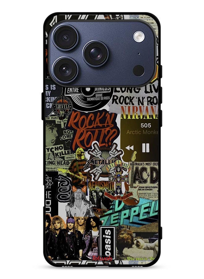Tolwak Apple iPhone 17 Pro Protective Case Cover Long Live Rock N Roll - Image 1