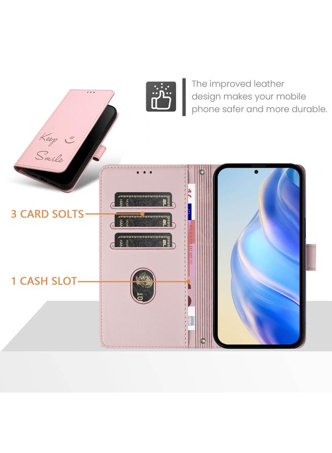 اس-توب جراب هاتف Realme GT Neo 3T من الجلد المنقوش بتقنية RFID المبتسمة - Image 4