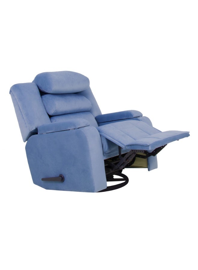 BACK CARE Back Care Rocking Swivel Comfort Chair - Adjustable to 3 Positions, Full Neck - Back Support, Elevating Footrest, Swivel Function, Built-in Storage. Perfect for Relaxation - Long Sitting Hours  A-AB07 - Image 1