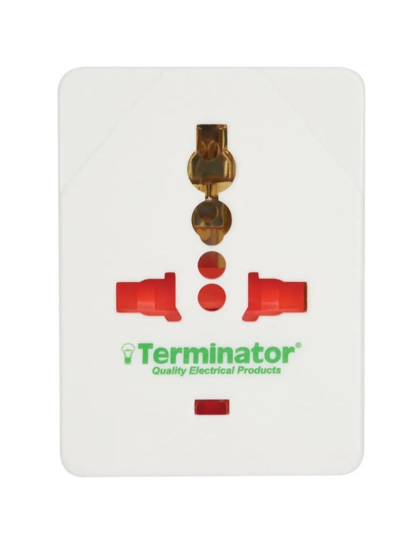 RACO Terminator Pack Of 4 Universal Multi Plug Socket Adapter  - Image 2