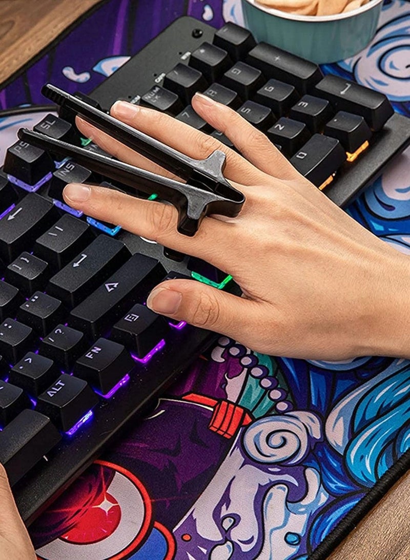 KASTWAVE Finger Chopsticks for Gamers, Lazy Auxiliary Chopsticks, Portable Snack Clamp Clips - Image 4