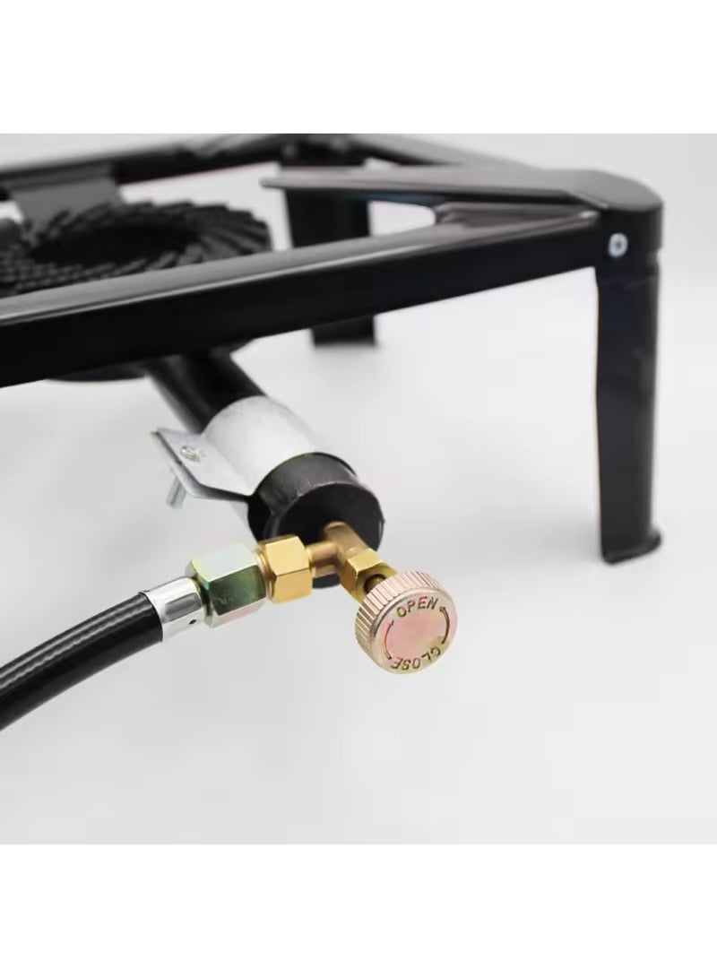 Single Burner Gas Cooker GXD-05E, Cast Iron Burner, 30x30cm, Adjustable Fire Control,Steel Material  - Image 2