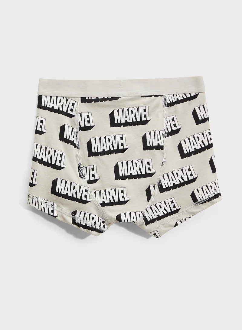 H&M 5-Pack Print-Motif Cotton Boxer Shorts