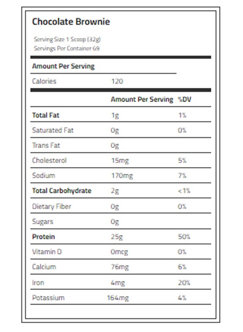 بي بي آي سبورتس بروتين مصل اللبن المعزول النقي ISO HD - براوني الشوكولاتة - (5.48 رطل) - Image 3