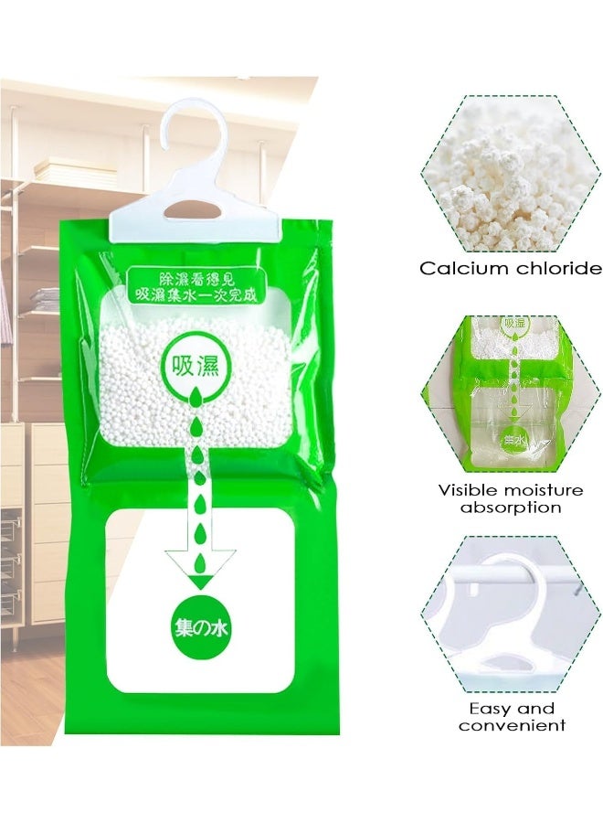NanoCalc Moisture Absorbing Dehumidifier Hanging Bag 100g – Efficient moisture absorber for closets, wardrobes, basements, cars, and gym bags. Rid dampness & control humidity effectively. (5 case) - Image 3