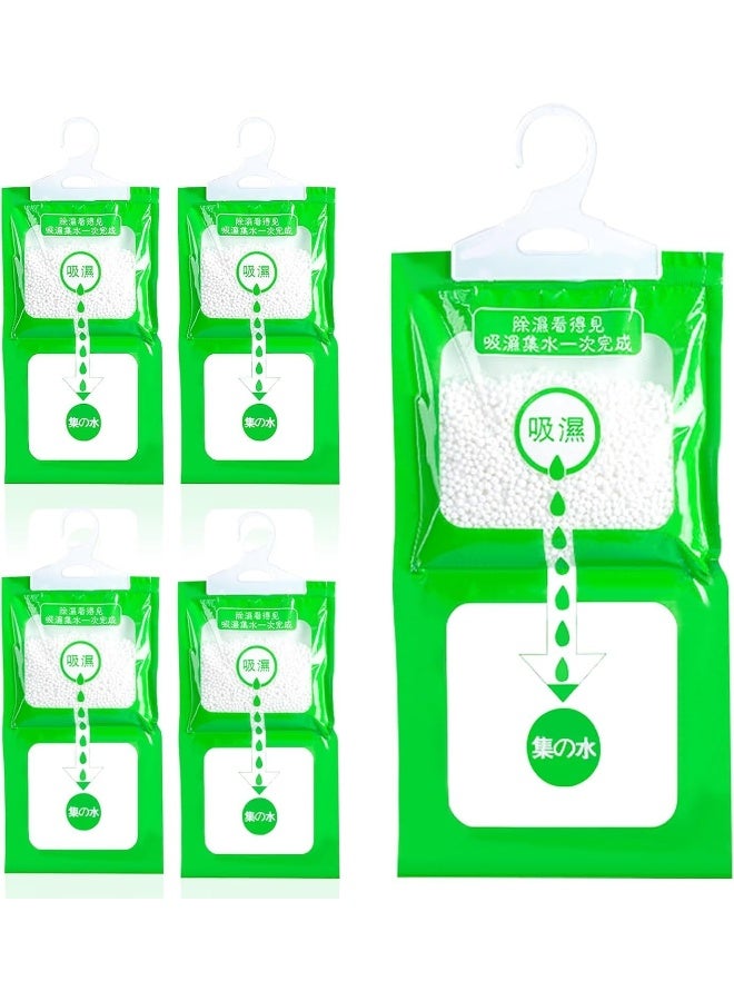 NanoCalc Moisture Absorbing Dehumidifier Hanging Bag 100g – Efficient moisture absorber for closets, wardrobes, basements, cars, and gym bags. Rid dampness & control humidity effectively. (5 case) - Image 1