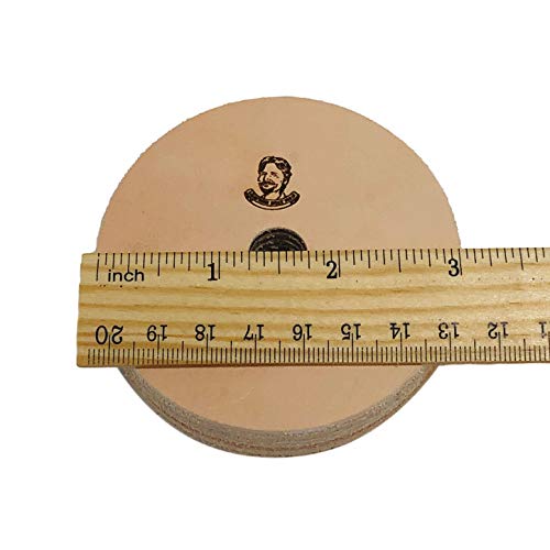 TAMROD HOLDINGS LLC 3" Leather Honing Wheel - Buffing Compound Included (3/4" Wide) - Image 2