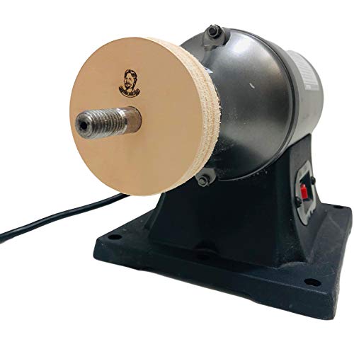 TAMROD HOLDINGS LLC 3" Leather Honing Wheel - Buffing Compound Included (3/4" Wide) - Image 5