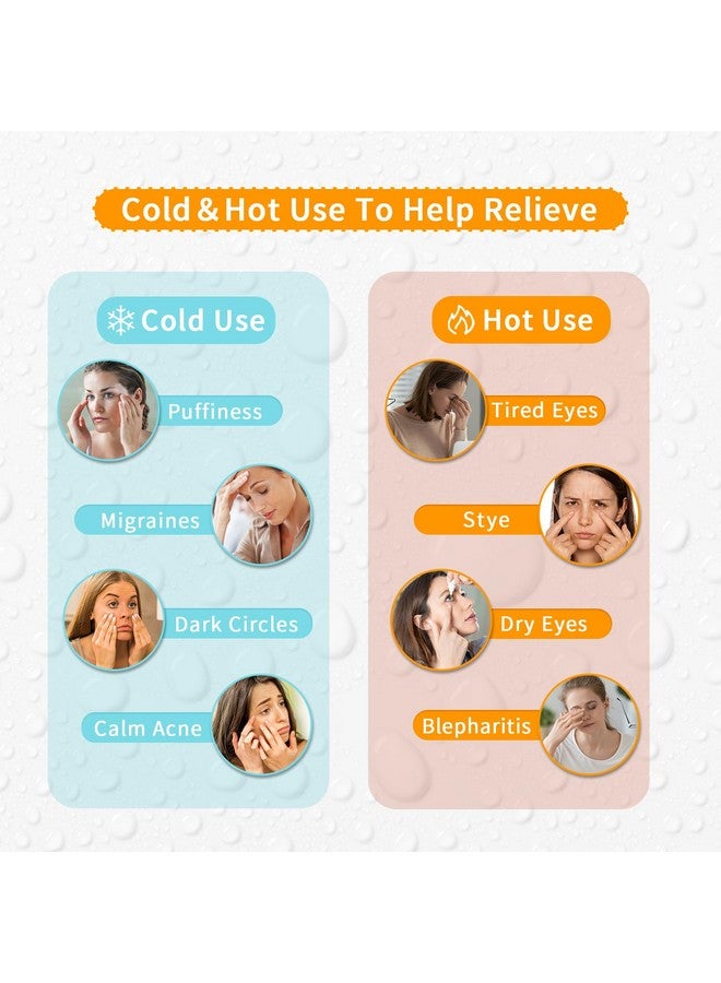 كونبيلا قناع عين جل تبريد رائع من CONBELLA، قطعتين، قناع عين قابل لإعادة الاستخدام، قناع عين بارد ساخن لعلاج ما بعد الجراحة، والانتفاخات، والهالات السوداء، وأكياس العين، وجفاف العين - Image 2