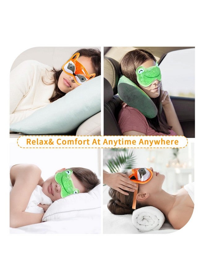 كونبيلا قناع عين جل تبريد رائع من CONBELLA، قطعتين، قناع عين قابل لإعادة الاستخدام، قناع عين بارد ساخن لعلاج ما بعد الجراحة، والانتفاخات، والهالات السوداء، وأكياس العين، وجفاف العين - Image 4