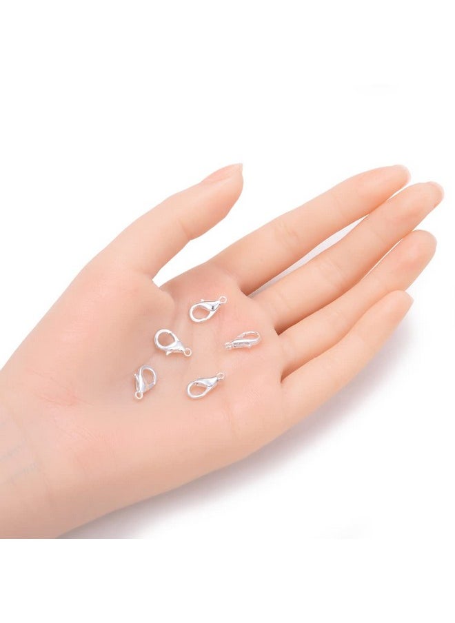 Adabele - 50Pcs Silver Trigger Lobster Claw Clasp 15Mm (0.59 Inch) For Bracelet Necklace Jewelry Craft Making Cf41 2 - Image 1