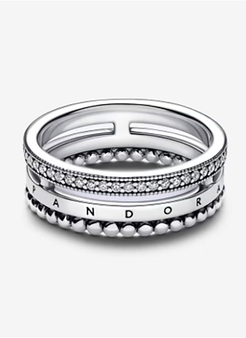 Pandora Violet - Alphabet 3-ring ring - Image 1