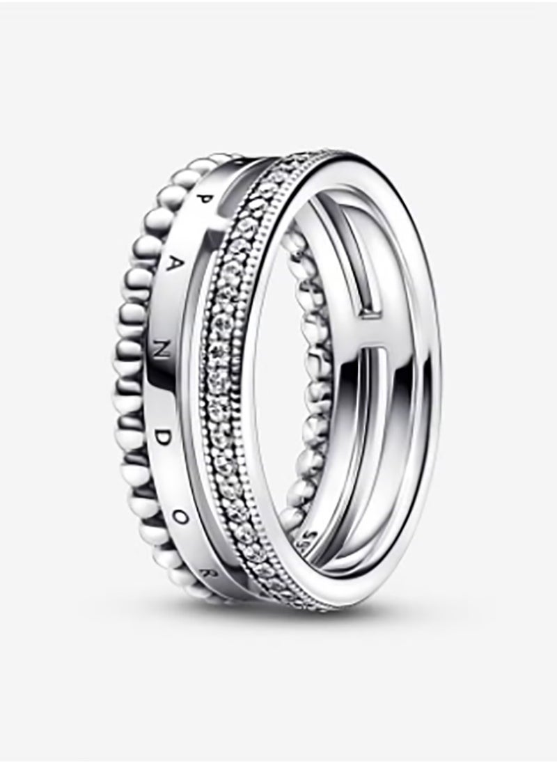 Pandora Violet - Alphabet 3-ring ring - Image 1