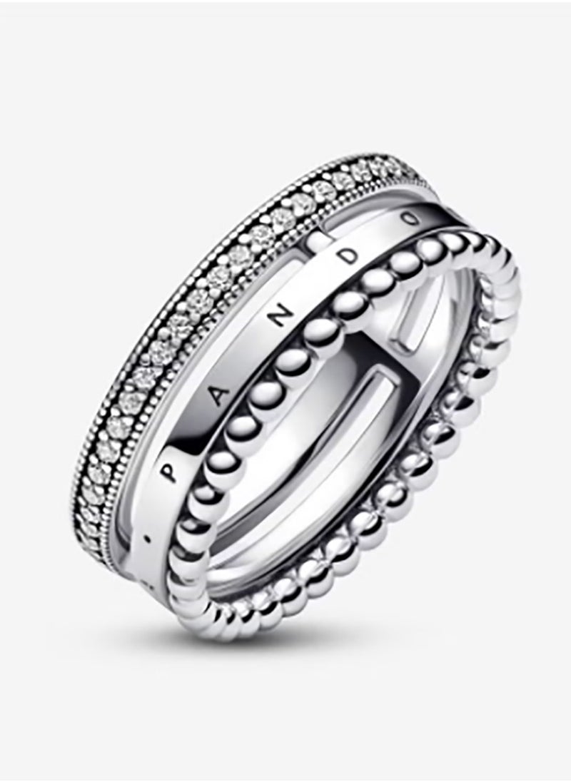 Pandora Violet - Alphabet 3-ring ring - Image 1