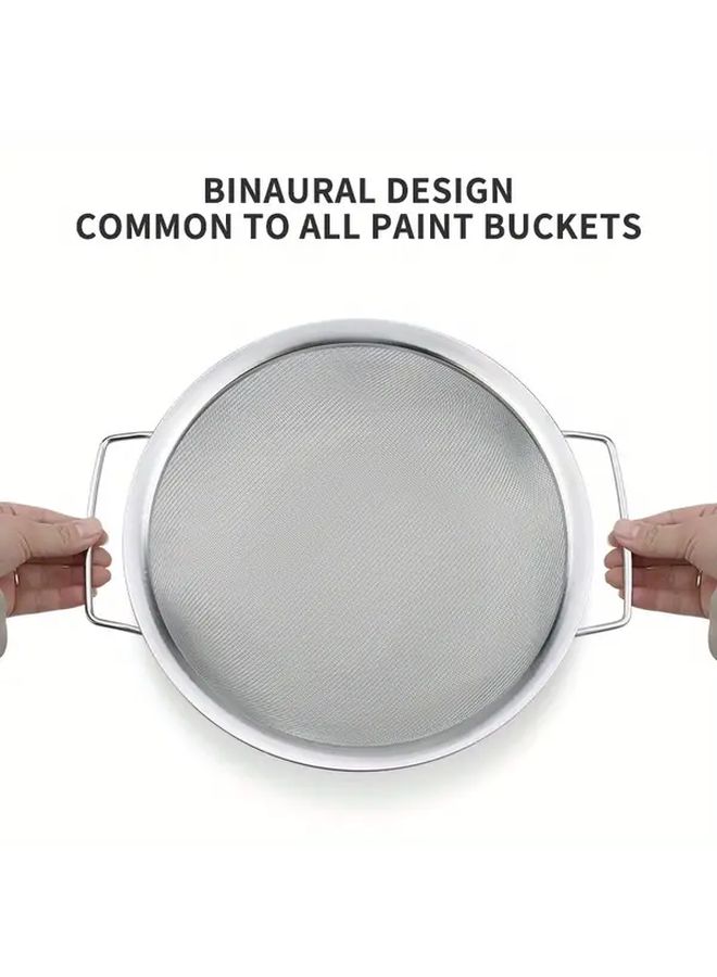Stainless Steel Paint Sprayer Funnel With Durable Handle Fine Mesh Filter 1 Pc - Image 2