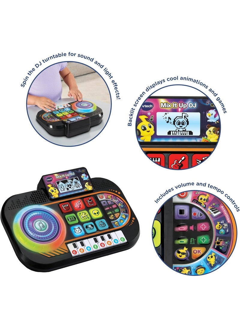 VTech Mix It Up DJ, DJ Mixer Toy for Kids, Lights and Sound Effects, 25 Interactive Buttons, Educational Toy, Interactive Toy for Kids Ages 3, 4, 5 Years, English Version - Image 3