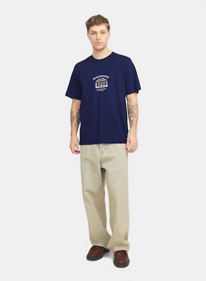 JACK & JONES JACK & JONES Mens Boston Graphic Tee Crew Neck  - Image 1