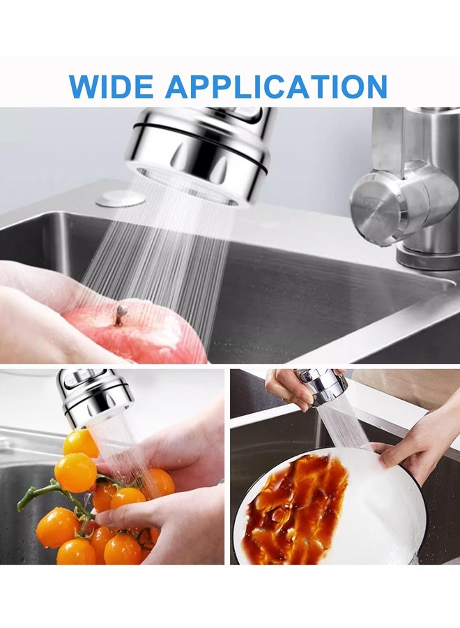 Faucet Sprayer Head, 360 Rotatable Faucet Extender, 3 Modes, Anti-Splash, Water Saving Tap Aerator - Image 5
