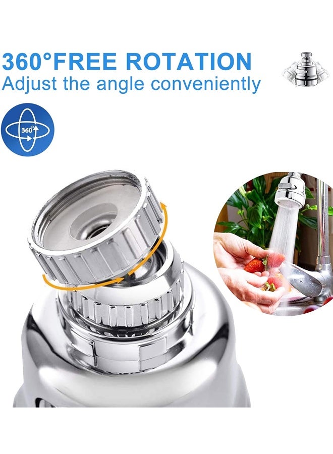 Faucet Sprayer Head, 360 Rotatable Faucet Extender, 3 Modes, Anti-Splash, Water Saving Tap Aerator - Image 4