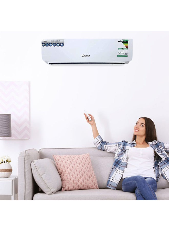 Dansat Split air conditioner - 18400 BTU - Hot & Cold - Wi-Fi - D18SACH D18SACH White - Image 3