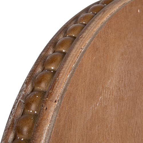 Creative Co-op Whitewashed Round Decorative Wood Tray - Image 4