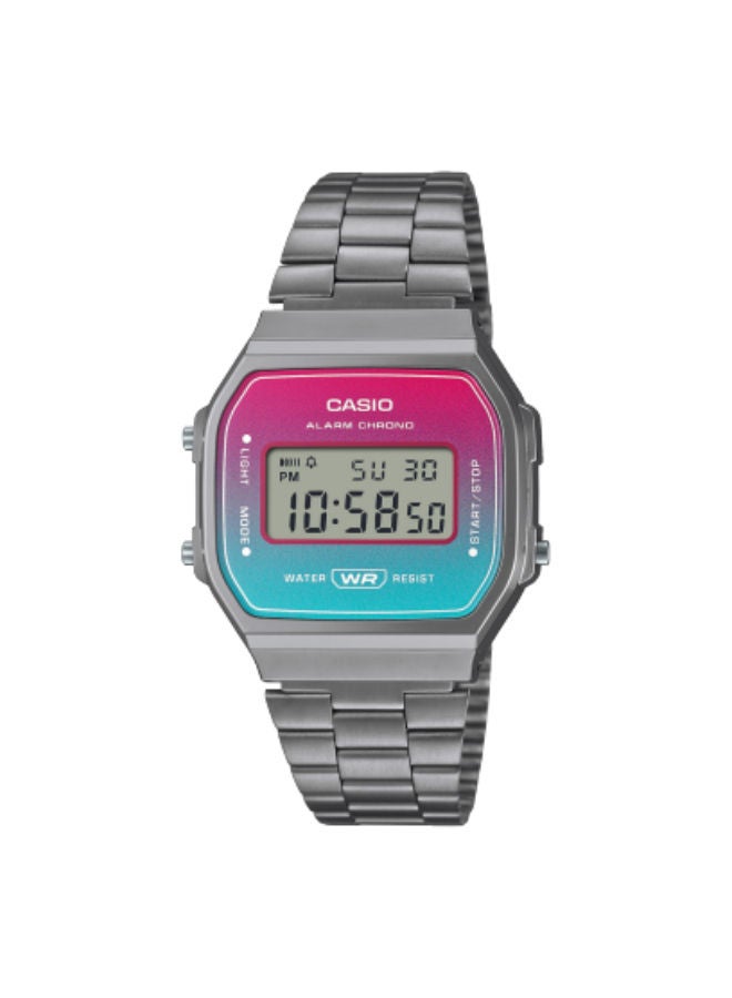 كاسيو ساعة يد رقمية من الفولاذ المقاوم للصدأ A168WERB-2ADF - Image 1