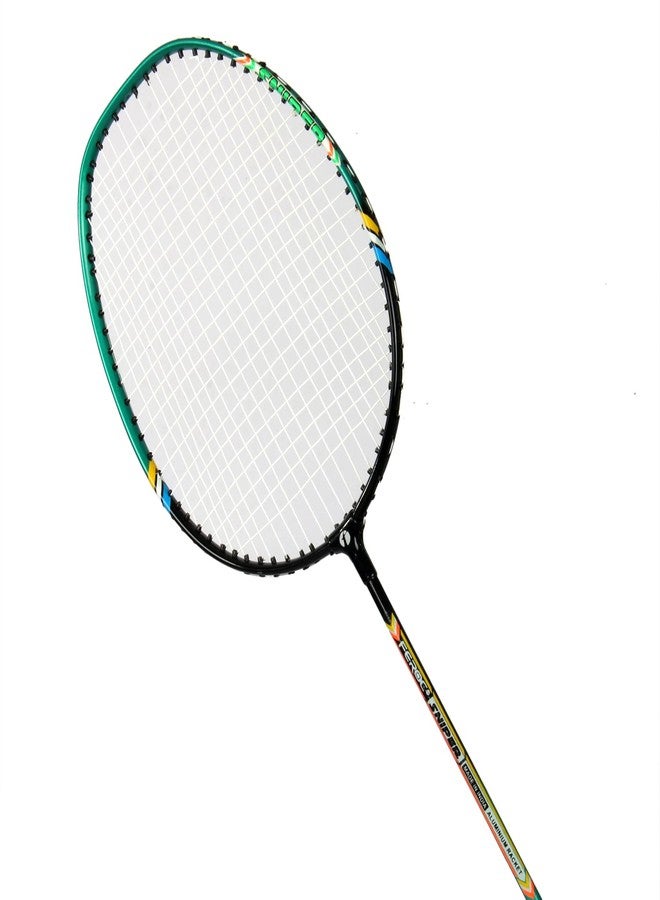 FEROC Aluminium Badminton Racket Set of 2 With 3 Pieces Feather Shuttles With Full Cover Fulfilled By Amazon. (Multicolor) - Image 4