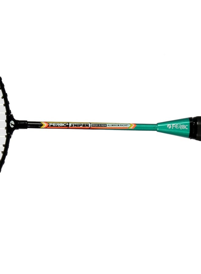 FEROC Aluminium Badminton Racket Set of 2 With 3 Pieces Feather Shuttles With Full Cover Fulfilled By Amazon. (Multicolor) - Image 5