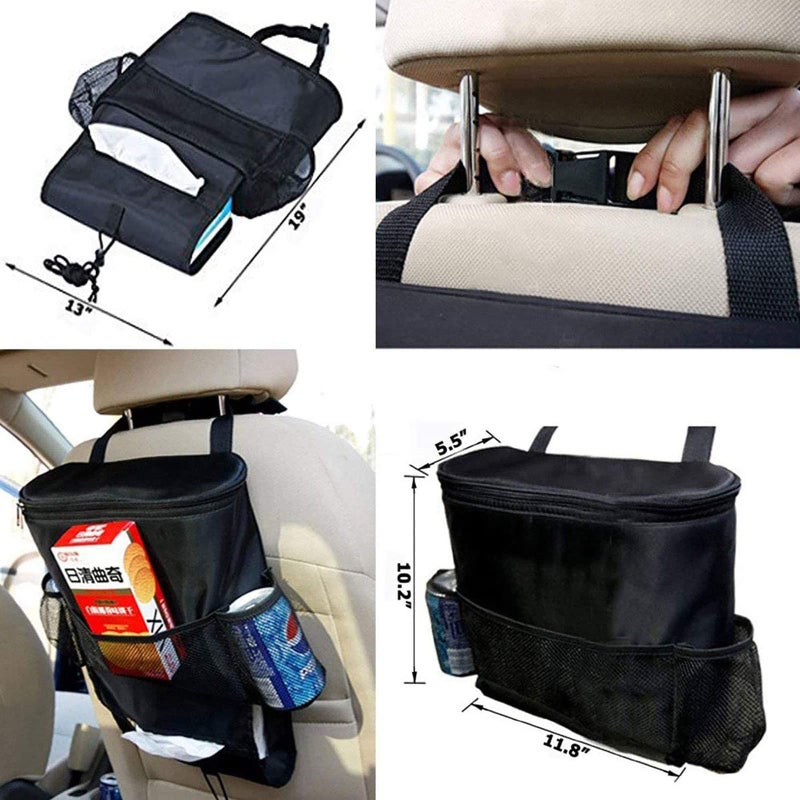 AUTOARK Standard Car Seat Back Organizer,Multi-Pocket Travel Storage Bag(Heat-Preservation),AK-002 - Image 5