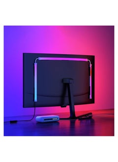 RGBIC LED Backlight and Strip Lights for Monitors, Sync with Screen Colors or Music, USB Interface, Software Control, Ideal for Gaming Desks, Compatible with PC and Mac (24 In)