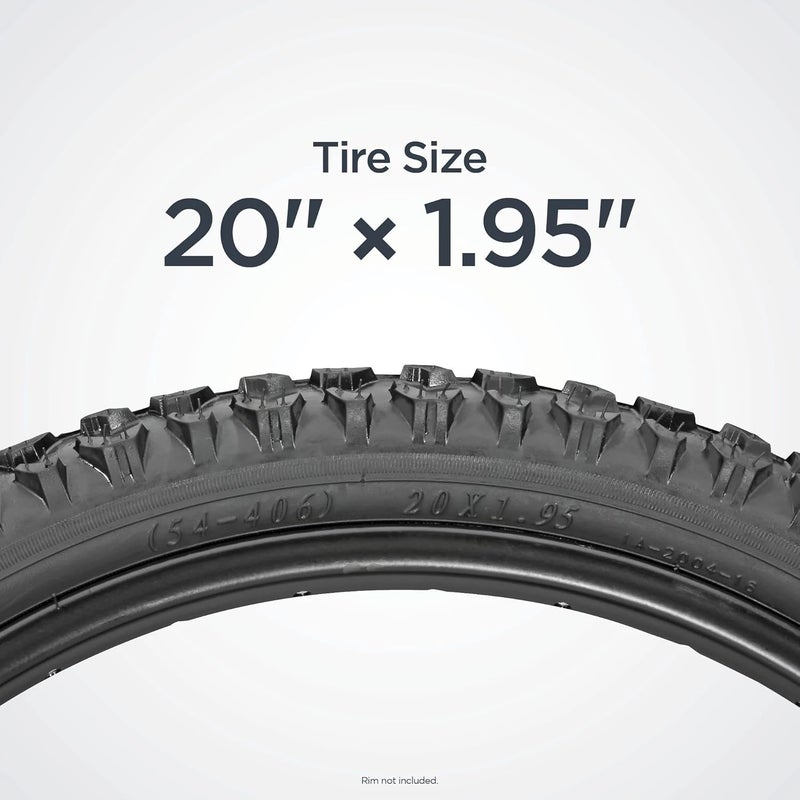 Schwinn 20 x 1.95-Inch Mountain Bike Replacement Tire with High Traction Tread - Image 3