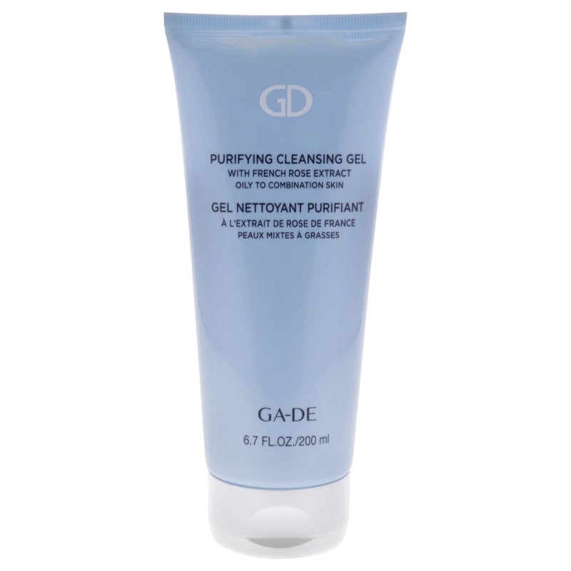 GADE Purifying Cleansing Gel Formulated for Oily to Combination Skin Enriched with French Rose Plumeria Sage Grapefruit and Vitamins 67 oz