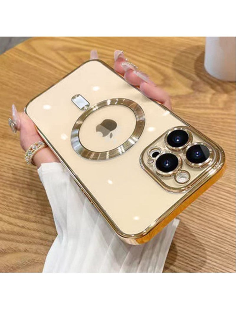 GENNEXT Compatible iPhone 14 Pro Max Case  with MagSafe Anti-Scratch Shockproof Protective Slim Electroplated iPhone 14 Pro Max Case for Women Men - Image 1