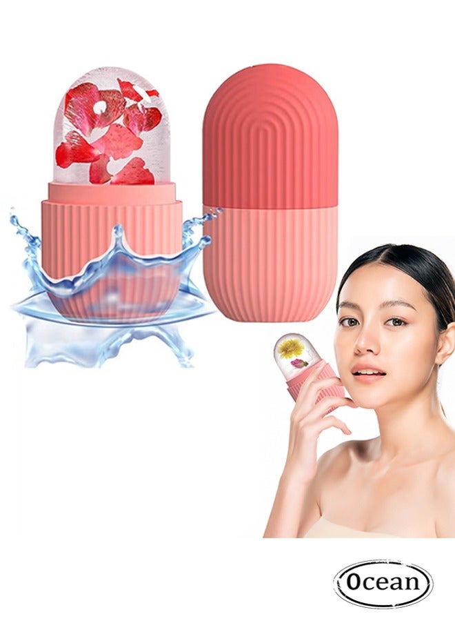 أوشن الوجه الجليد الأسطوانة ، جمال الوجه تدليك الوجه المكعب السحري مضيئة ، العين التجاعيد العناية بالبشرة أداة ، ومسحوق حب الشباب - Image 1