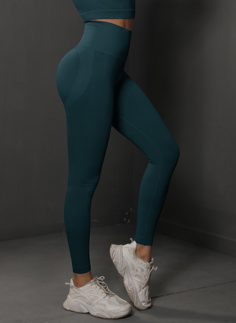 Loquat Yoga Tight Fitting Stretch Soft Pants Blue  - Image 2