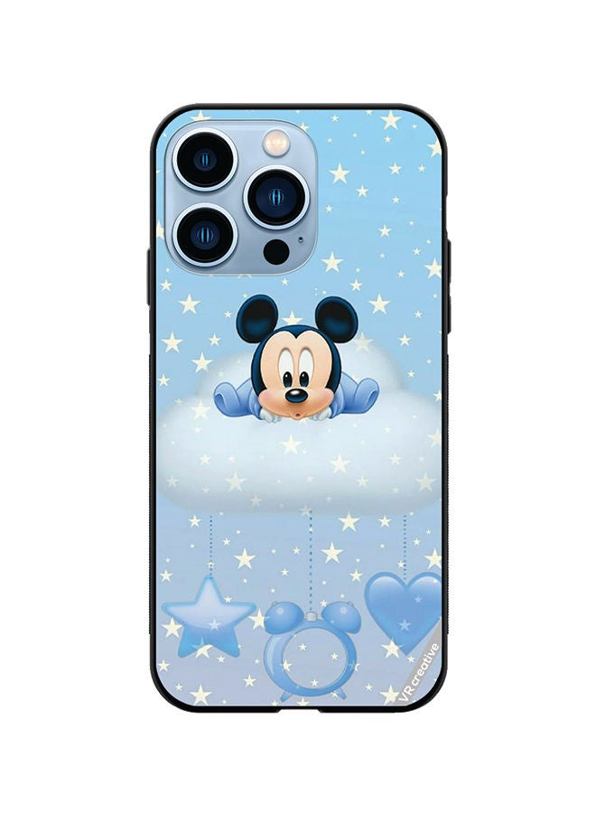 VR CREATIVE Protective Case Cover For Apple iPhone 14 Pro Max Mikey Mouse Design Multicolour - Image 1