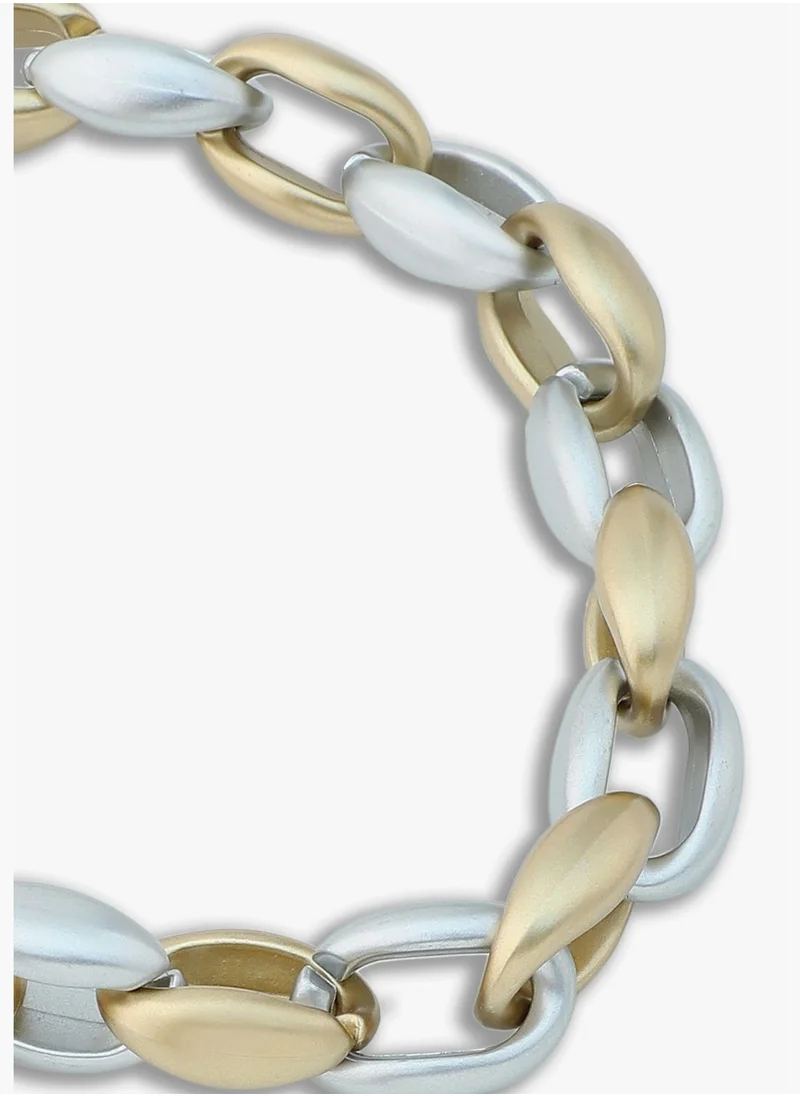 SOHI Gold Plated Party Designer Necklace For Women