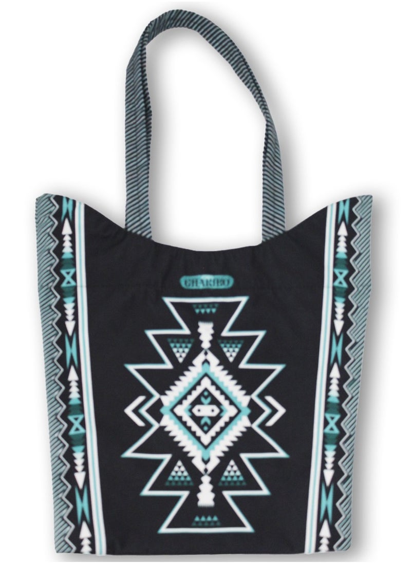 Gharibo Bags Casual Printed Satin Tote Bag  - Image 1
