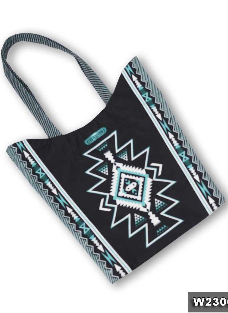 Gharibo Bags Casual Printed Satin Tote Bag  - Image 2