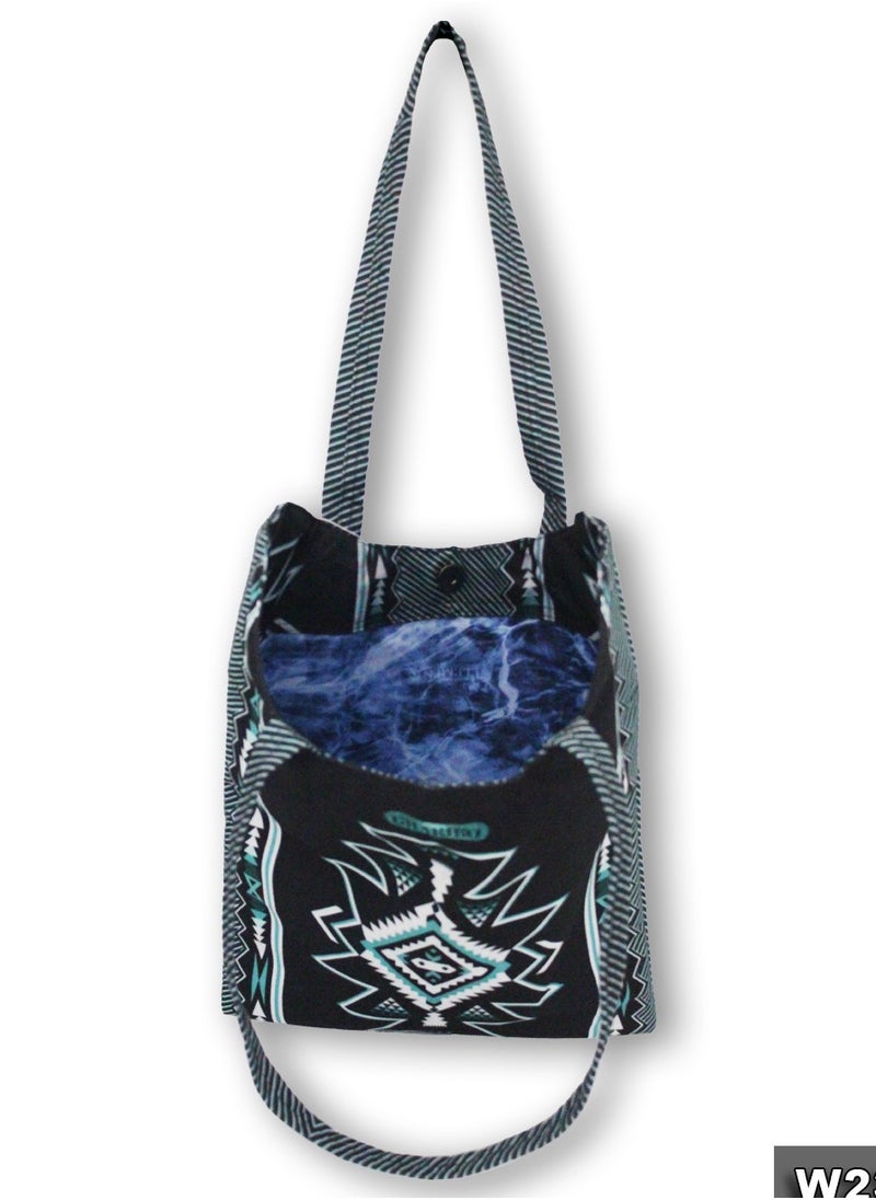 Gharibo Bags Casual Printed Satin Tote Bag  - Image 3
