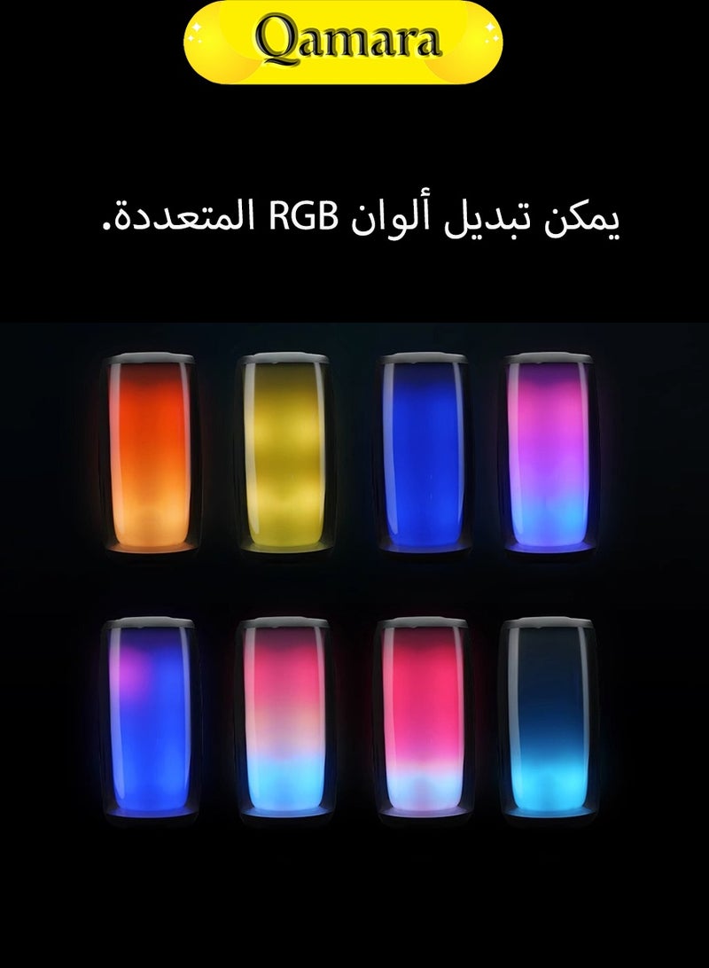 QAMARA Portable Bluetooth Speaker with RGB Light Effects, 30 Hours Playtime, Ideal for Outdoors, Home Parties, and Travel - Image 3