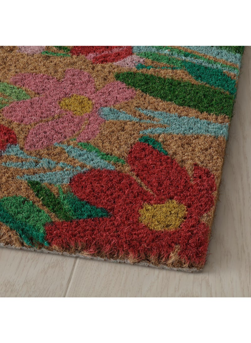 Door Mat Flower Mix/Multicolour 40X60 Cm - Image 3
