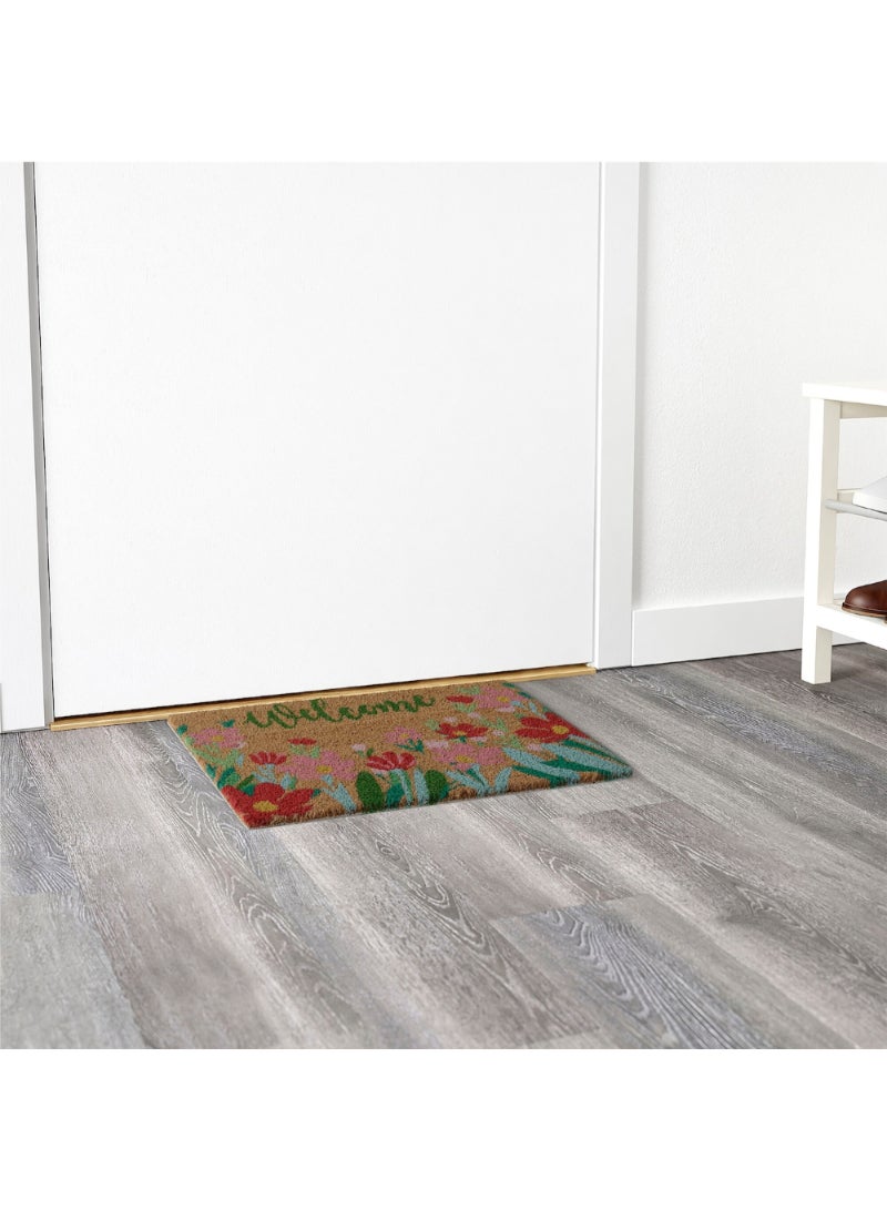 Door Mat Flower Mix/Multicolour 40X60 Cm - Image 2