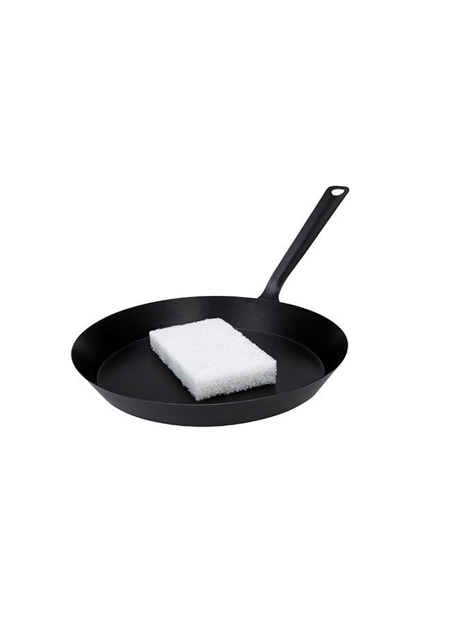 Restaurantware Restaurantware-RW Clean 6 x 3.5 Inch Scouring Pads, 10 Multi-Purpose Scrub Pads - Not Abrasive, Heavy-Duty, White Nylon Scrub Pads For Cleaning, For Cleaning Or Scrubbing, Versatile  - Image 2