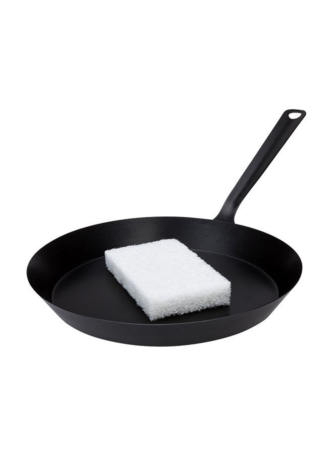 Restaurantware Restaurantware-RW Clean 6 x 3.5 Inch Scouring Pads, 10 Multi-Purpose Scrub Pads - Not Abrasive, Heavy-Duty, White Nylon Scrub Pads For Cleaning, For Cleaning Or Scrubbing, Versatile  - Image 4