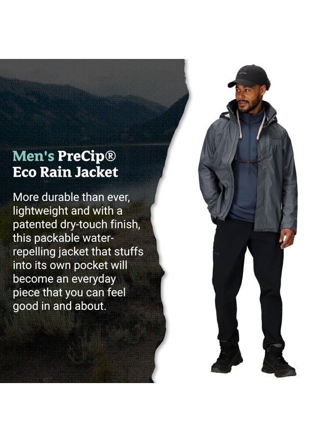 MARMOT Men's Precip Eco Lightweight & Waterproof Rain Jacket, Steel Onyx - Latest Collection, M - Image 4