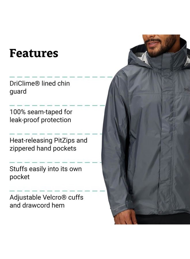 MARMOT Men's Precip Eco Lightweight & Waterproof Rain Jacket, Steel Onyx - Latest Collection, M - Image 5