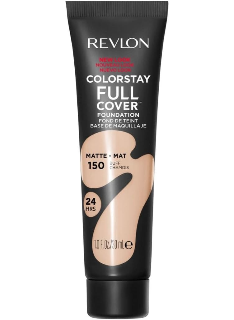 Revlon Professional فوندشن ريفلون كولور ستاي كامل التغطية طويل الأمد غير اللامع، مقاوم للحرارة والعرق، خفيف الوزن، 30 مل - Image 1