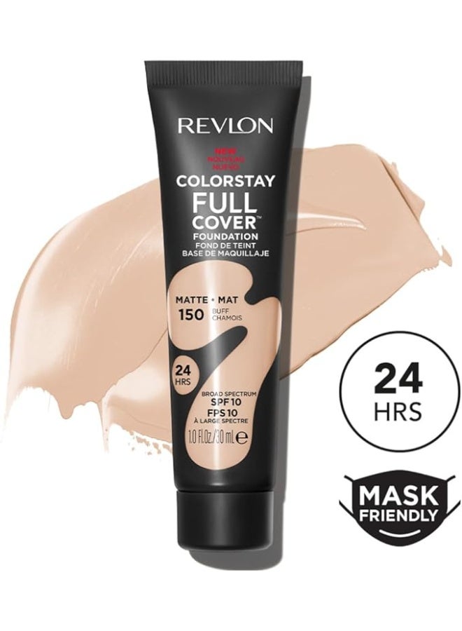 Revlon Professional فوندشن ريفلون كولور ستاي كامل التغطية طويل الأمد غير اللامع، مقاوم للحرارة والعرق، خفيف الوزن، 30 مل - Image 4